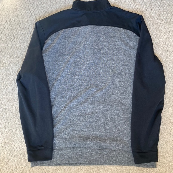 Champion sweatshirt performance Duofold Warm 1/4 zip gray black Large - Picture 7 of 12